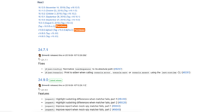 Releases, tags and milestones are supported
