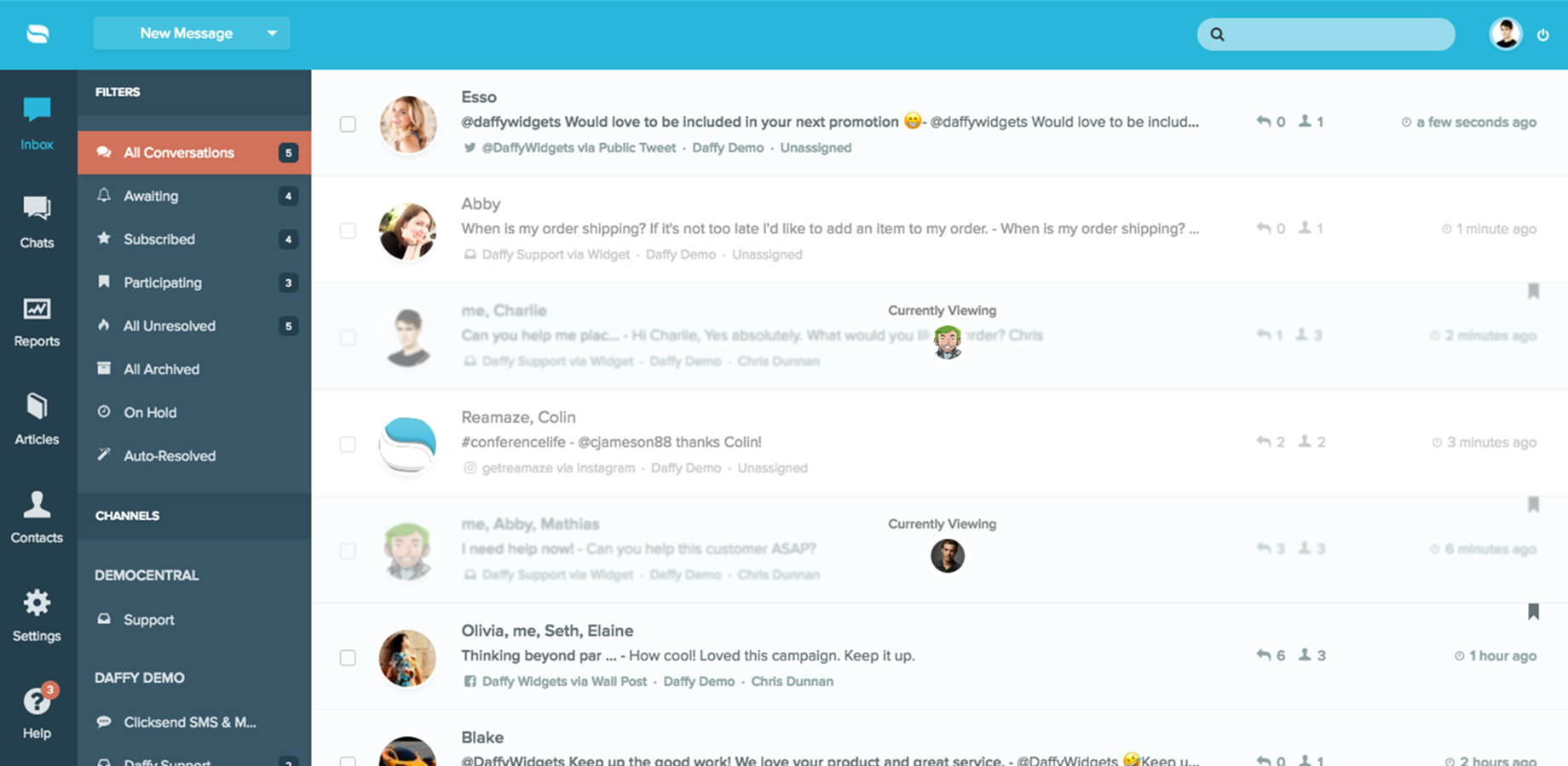 Re:amaze Shared Inbox with Team Collaboration